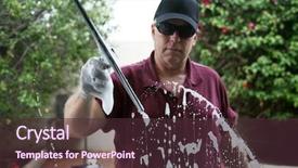  Presentation with everyone - Theme enhanced with a squeegee leaving them background and a  colored foreground