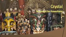  Presentation with new delhi - Beautiful presentation design featuring a store new delhi backdrop and a  colored foreground