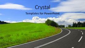  Presentation with heaven - Cool new presentation with a sunny summer day backdrop and a light blue colored foreground