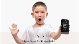  Presentation with dark and sad - PPT theme enhanced with dark haired little child holding background and a lemonade colored foreground