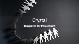  Presentation with protest - Colorful PPT theme enhanced with a tank protest demonstration backdrop and a dark gray colored foreground