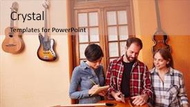  Presentation with quality control - Cool new slide set with a tean to new backdrop and a coral colored foreground