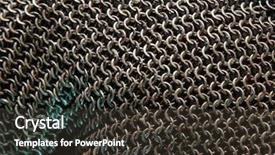  Presentation with armor - Beautiful PPT layouts featuring a texture metallic silver backdrop and a tawny brown colored foreground