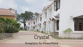  Presentation with india - Audience pleasing presentation theme consisting of tiled road bangalore karnataka india backdrop and a soft green colored foreground