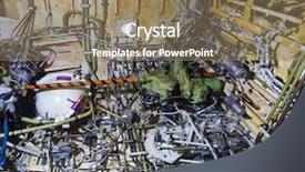  Presentation with jet - Slide deck consisting of a turbine jet engine background and a coral colored foreground