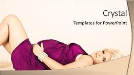  Presentation with hair dress - Cool new theme with a very large protruding backdrop and a white colored foreground