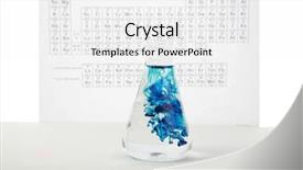  Presentation with chemical reaction - Colorful PPT theme enhanced with a violent chemical reaction backdrop and a white colored foreground