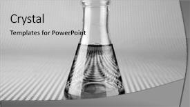  Presentation with violent - Presentation enhanced with a violent chemical reaction background and a light gray colored foreground