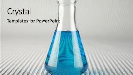  Presentation with violent - Amazing theme having a violent chemical reaction backdrop and a light gray colored foreground