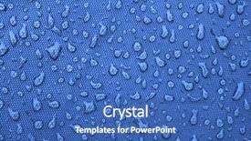  Presentation with water drops - Slide set enhanced with a waterproof cloth blue background and a teal colored foreground