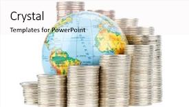  Presentation with diagram - Audience pleasing PPT theme consisting of a white background global backdrop and a white colored foreground