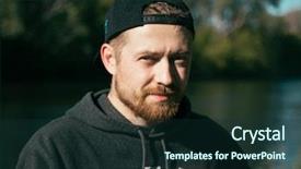  Presentation with coffee beans on a white - Beautiful slides featuring a white cup camp backdrop and a tawny brown colored foreground