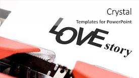  Presentation with white sheet - Beautiful PPT theme featuring white sheet love story backdrop and a white colored foreground