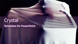  Presentation with struggle - Amazing slide deck having a women silhouette breaking backdrop and a wine colored foreground