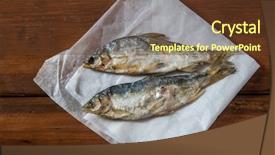  Presentation with snack - Cool new presentation design with a wooden background free backdrop and a tawny brown colored foreground