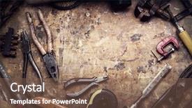  Presentation with processing - Slide deck enhanced with a wooden background process background and a violet colored foreground