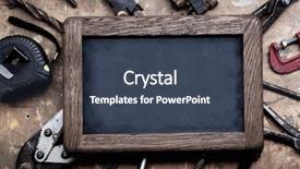  Presentation with processing - Presentation design consisting of a wooden background process background and a ocean colored foreground