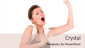  Presentation with opera - Theme featuring a young beautiful opera background and a lemonade colored foreground