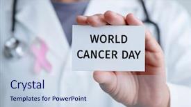  Presentation with events pink - Beautiful presentation featuring a young caucasian doctor backdrop and a sky blue colored foreground