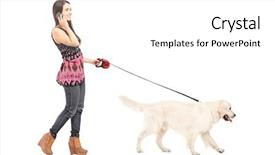  Presentation with female - Beautiful theme featuring rejoice - family fun on white backdrop and a light gray colored foreground