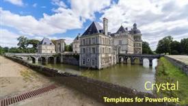  Presentation with castle - Slide set enhanced with aa-castle-chateau-de-serrant background and a tawny brown colored foreground