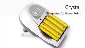  Presentation with battery - Cool new presentation theme with aaa - battery charger backdrop and a  colored foreground
