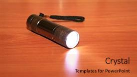  Presentation with lays - Colorful PPT theme enhanced with aaa - mulit bulb led flashlight lays backdrop and a red colored foreground