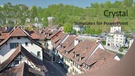  Presentation with switzerland - PPT layouts consisting of aareness - bern switzerland background and a tawny brown colored foreground