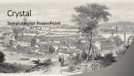  Presentation with switzerland - PPT theme enhanced with aareness - old view of berne switzerland background and a light gray colored foreground