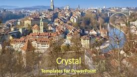  Presentation with switzerland - Amazing slide set having aareness - panoramic view on the old backdrop and a violet colored foreground