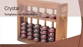  Presentation with mean - Amazing PPT layouts having abacus mean symbols of wealth backdrop and a coral colored foreground