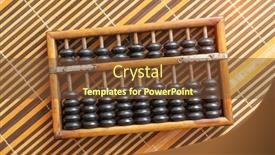  Presentation with mean - PPT layouts featuring abacus-mean-symbols-of-wealth background and a tawny brown colored foreground