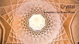  Presentation with iran history - PPT theme enhanced with abad palace in yazd iran background and a coral colored foreground