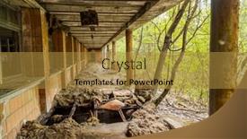  Presentation with pripyat - Slide deck consisting of pripyat city chernobyl exclusion zone background and a gold colored foreground