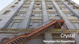  Presentation with decay - Cool new slides with abandoned building showing rust backdrop and a tawny brown colored foreground