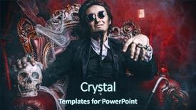  Presentation with gloomy - Colorful theme enhanced with abandoned castle the dark lord backdrop and a wine colored foreground