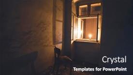  Presentation with manor - Slides consisting of abandoned-haunted-manor-dark-dirty background and a dark gray colored foreground