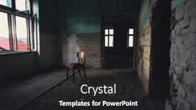  Presentation with atmosphere - Slide deck with abandoned-haunted-manor-dark-dirty background and a dark gray colored foreground