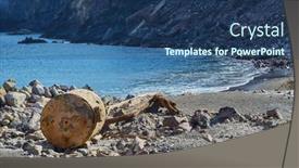  Presentation with new zealand - PPT layouts having abandoned-rusty-boiler-near background and a ocean colored foreground