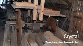  Presentation with norway - Amazing presentation design having abandoned sawmill norway backdrop and a tawny brown colored foreground