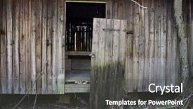  Presentation with norway - Beautiful slide set featuring abandoned sawmill norway backdrop and a dark gray colored foreground