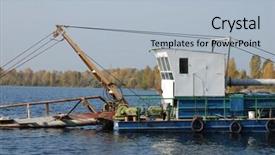  Presentation with abandoned - Beautiful slide deck featuring abandoned vessel kiev region ukraine backdrop and a light blue colored foreground