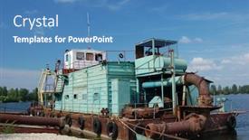  Presentation with chernobyl - Amazing presentation design having abandoned vessel lost city near chernobyl area modern ruins ukraine kiev region backdrop and a teal colored foreground