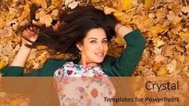  Presentation with abaya - PPT theme featuring abaya - top view portrait background and a  colored foreground