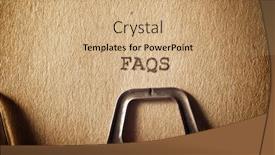  Presentation with direction direct mail campaign written - Beautiful slides featuring abbreviation-faqs-written backdrop and a coral colored foreground