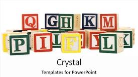  Presentation with mango fruit and mango cubes - Amazing theme having abc blocks - cubes with letters isolated backdrop and a white colored foreground