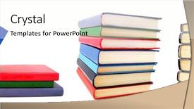  Presentation with public health stack of books - Presentation theme with abc graduation - stack of books over white background and a cream colored foreground