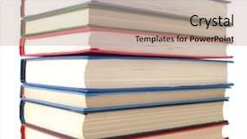  Presentation with stack books - Colorful slides enhanced with abc graduation - stack of books over white backdrop and a mint green colored foreground