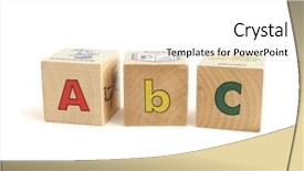  Presentation with abc - Presentation theme with abc background and a white colored foreground