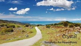  Presentation with coastal management - Slides having abell - coastal view abel tasman national background and a yellow colored foreground